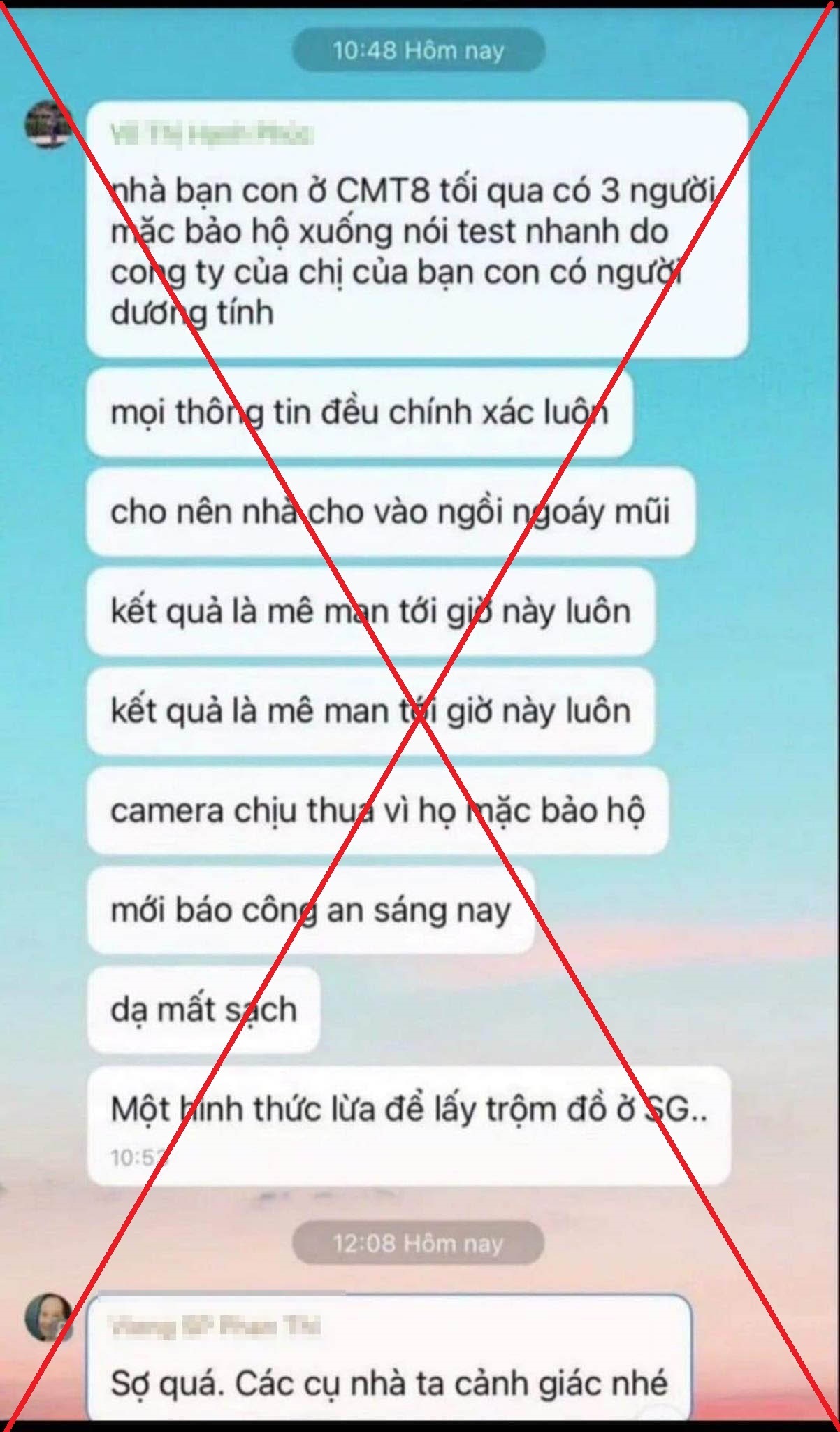 Công an TP.HCM lên tiếng về tin tẩm thuốc mê vào que test Covid-19 để cướp Công an TP.HCM lên tiếng về tin tẩm thuốc mê vào que test Covid-19 để cướp