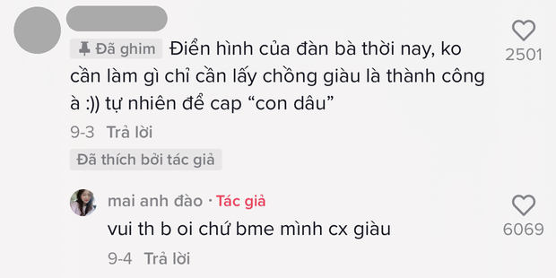 Bị mỉa mai khi 'tập dượt' làm con dâu nhà tài phiệt, tiểu thư RMIT có một màn đáp trả 'chất như nước cất' khiến dân tình im re - 3 Bị mỉa mai khi 'tập dượt' làm con dâu nhà tài phiệt, tiểu thư RMIT có một màn đáp trả 'chất như nước cất' khiến dân tình im re - 3