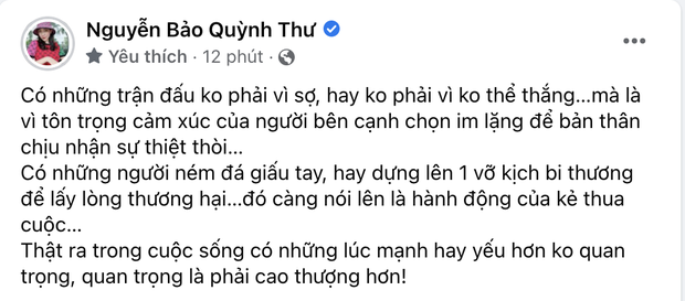 Hậu ồn ào với chồng Diệp Lâm Anh, Quỳnh Thư ẩn ý ai đó dựng kịch bản 'ném đá giấu tay' khiến mình chịu thiệt thòi? Hậu ồn ào với chồng Diệp Lâm Anh, Quỳnh Thư ẩn ý ai đó dựng kịch bản 'ném đá giấu tay' khiến mình chịu thiệt thòi?