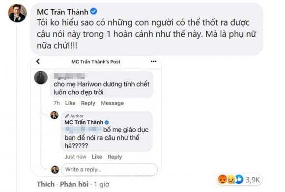 Trấn Thành nhận được lời xin lỗi từ gia đình của người 'trù' Hari Won chết, khuyên fan dừng làm khó đối phương - 2 Trấn Thành nhận được lời xin lỗi từ gia đình của người 'trù' Hari Won chết, khuyên fan dừng làm khó đối phương - 2