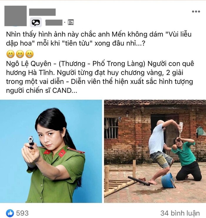 'Phố trong làng': Vợ Mến từng cực ngầu với vai công an, trung úy Hoàng hé lộ bí mật gây sốc - 10 'Phố trong làng': Vợ Mến từng cực ngầu với vai công an, trung úy Hoàng hé lộ bí mật gây sốc - 10