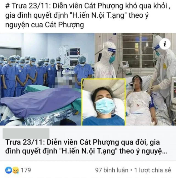 Cát Phượng vui mừng thông báo xuất viện sau 2 ngày chữa trị, bức xúc vì bị đồn mắc Covid không qua khỏi - 1 Cát Phượng vui mừng thông báo xuất viện sau 2 ngày chữa trị, bức xúc vì bị đồn mắc Covid không qua khỏi - 1