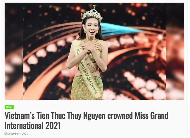 Truyền thông quốc tế rần rần đưa tin Thùy Tiên đăng quang Miss Grand, còn netizen khắp thế giới phản ứng ra sao? - 4 Truyền thông quốc tế rần rần đưa tin Thùy Tiên đăng quang Miss Grand, còn netizen khắp thế giới phản ứng ra sao? - 4