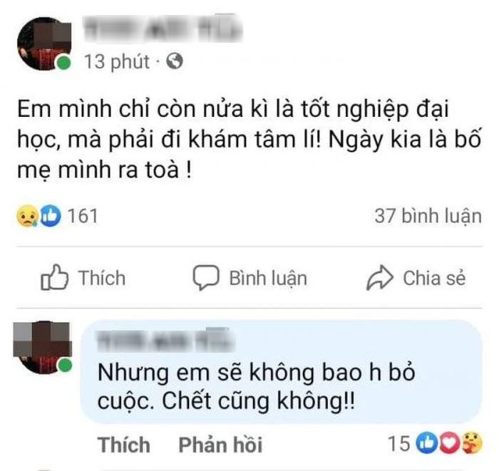 Con gái của nhân tình Lều Phương Anh hé lộ ngày bố mẹ ra tòa, tuyên bố sẽ không bao giờ bỏ qua cho nữ ca sĩ Con gái của nhân tình Lều Phương Anh hé lộ ngày bố mẹ ra tòa, tuyên bố sẽ không bao giờ bỏ qua cho nữ ca sĩ