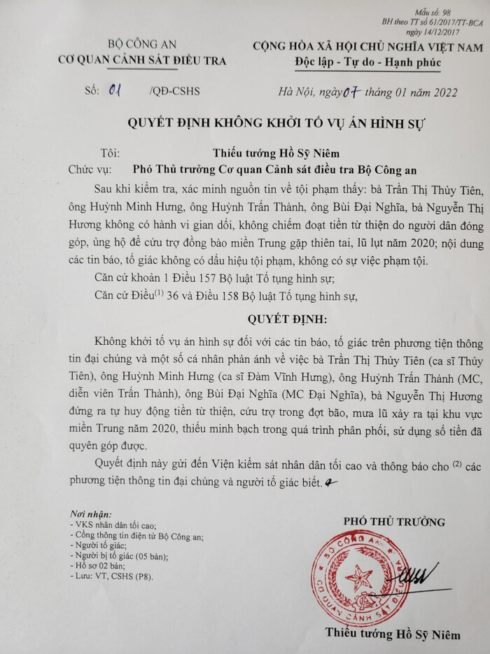 Mẹ Hồ Ngọc Hà nhắn nhủ đầy ẩn ý sau khi được minh oan cùng Trấn Thành, Thuỷ Tiên trong vụ từ thiện miền Trung Mẹ Hồ Ngọc Hà nhắn nhủ đầy ẩn ý sau khi được minh oan cùng Trấn Thành, Thuỷ Tiên trong vụ từ thiện miền Trung