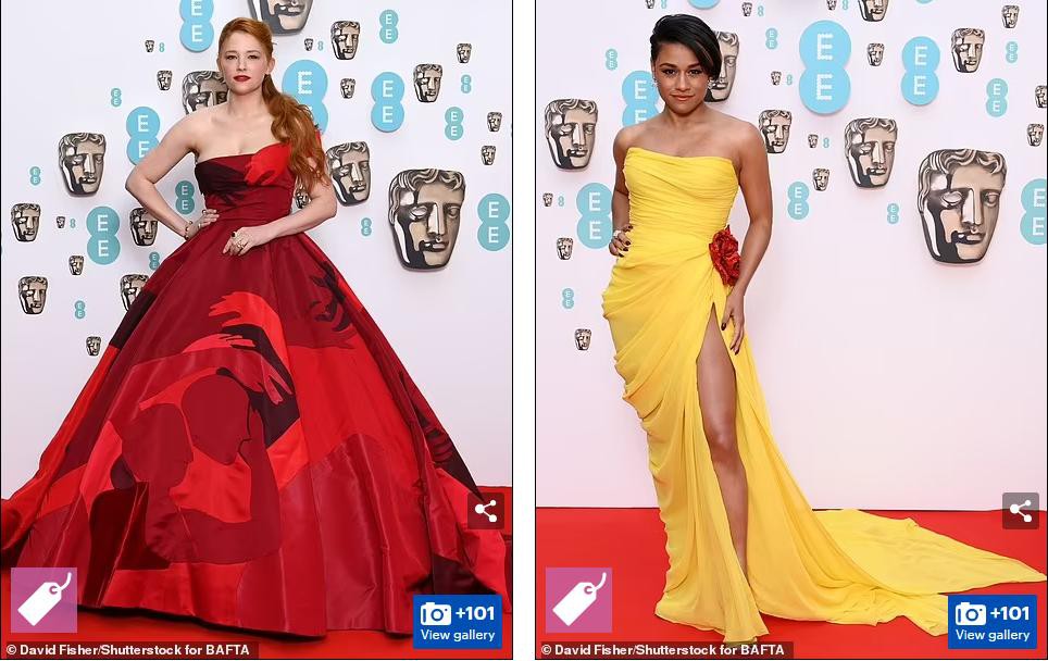 Thảm đỏ BAFTA 2022: Emma Watson già nua gây thất vọng, tài tử 'Dr Strange' công khai ủng hộ Ukraine - 8 Thảm đỏ BAFTA 2022: Emma Watson già nua gây thất vọng, tài tử 'Dr Strange' công khai ủng hộ Ukraine - 8
