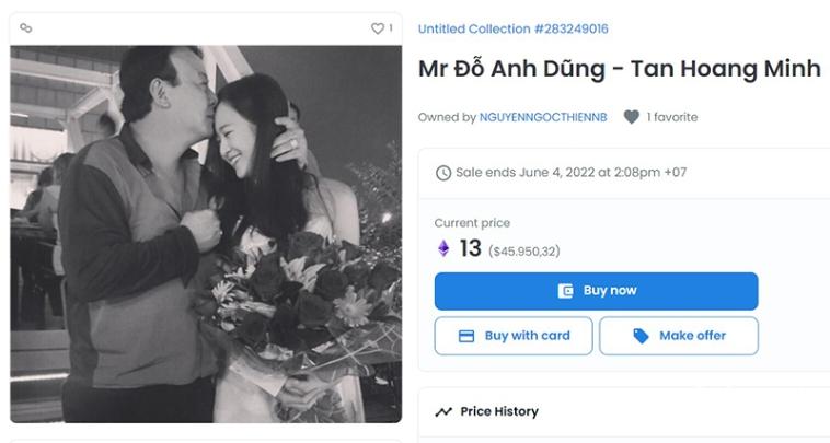 NFT của tỷ phú Tân Hoàng Minh bán hết, không ai mua - 1/5 NFT của tỷ phú Tân Hoàng Minh bán hết, không ai mua - 1/5