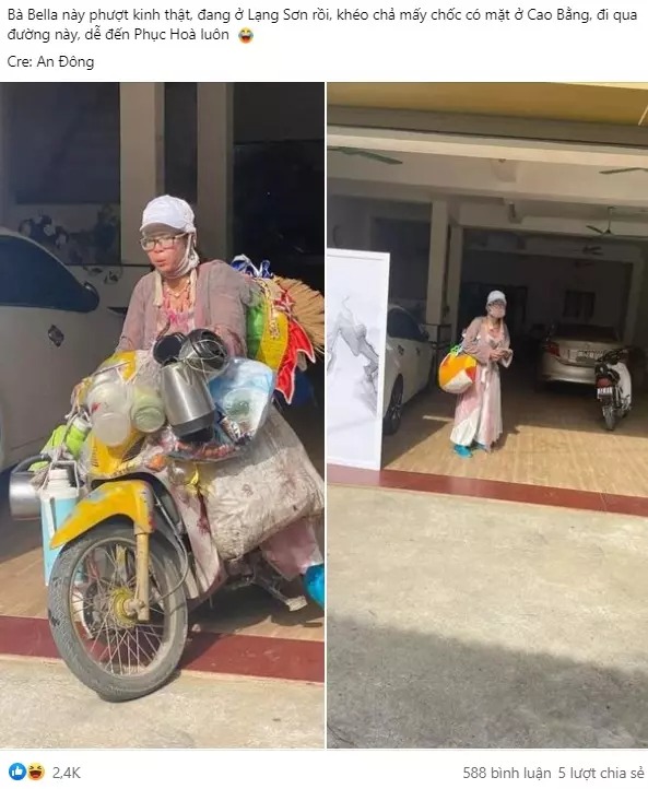 'Thánh quỵt' Bella tiếp tục hành trình xuyên Việt, đang ở Lạng Sơn 'Thánh quỵt' Bella tiếp tục hành trình xuyên Việt, đang ở Lạng Sơn