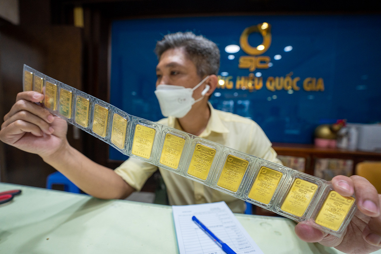 Giá vàng miếng 'bốc hơi' nửa triệu đồng/lượng Giá vàng miếng 'bốc hơi' nửa triệu đồng/lượng