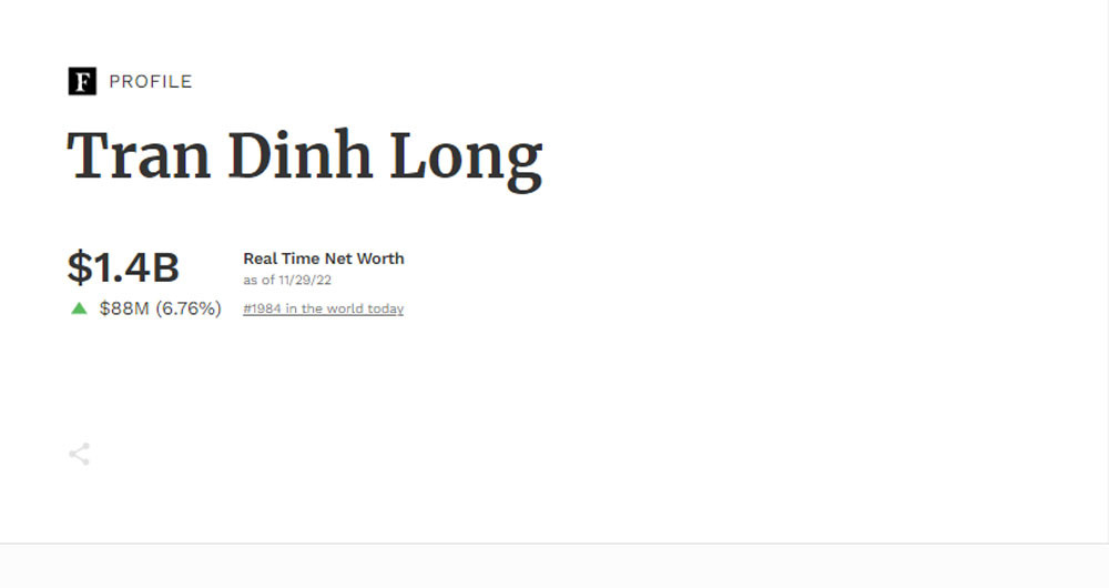Ông Trần Đình Long có thêm 500 triệu USD trong nửa tháng, Novaland rung lắc - 1 Ông Trần Đình Long có thêm 500 triệu USD trong nửa tháng, Novaland rung lắc - 1