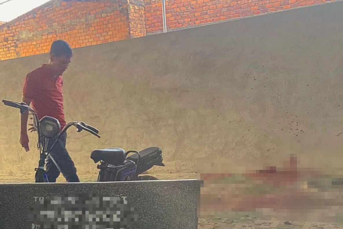 Sau tiếng nổ kinh hoàng, người dân kinh hãi trước hình ảnh nam sinh nằm giữa sân