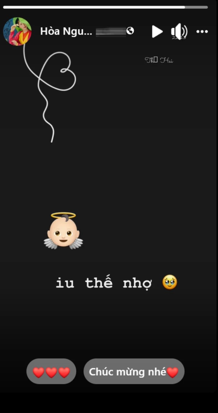 Dòng trạng thái đầy hạnh phúc của Hòa Minzy.