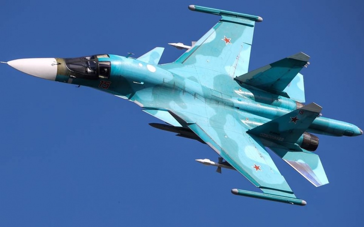 Máy bay cường kích Su-34 của Nga. Ảnh: TASS.