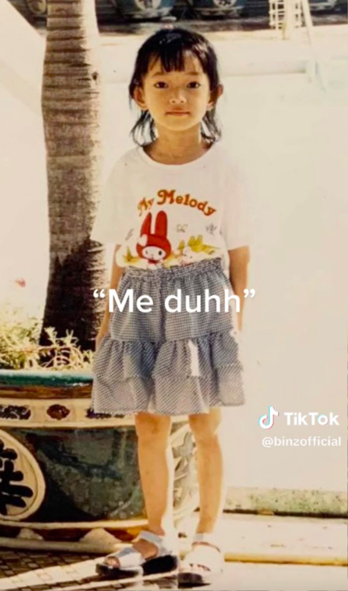 Bên cạnh đó, nam rapper cũng không ngần ngại 'đánh dấu chủ quyền' bằng việc chia sẻ hình ảnh hồi bé của Châu Bùi