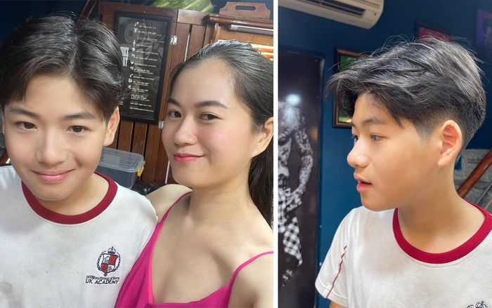 Nhan sắc cùng góc nghiên chuẩn nam thần của quý tử nhà Lâm Vỹ Dạ.