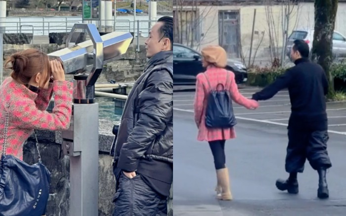 Ánh mắt và cử chỉ ngọt ngào của Binz dành cho Châu Bùi khiến dân tình không khỏi ganh tị (Nguồn: Tiktok Binz)