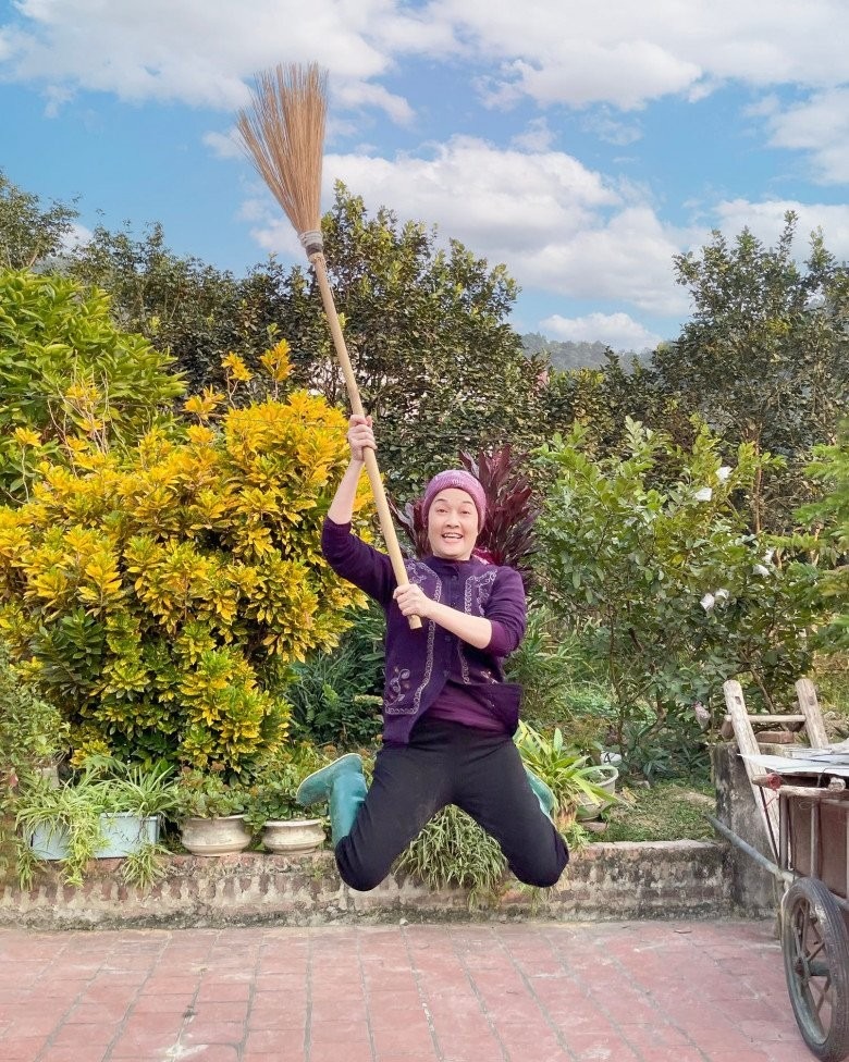 Nữ danh hài thường xuất hiện với những hình ảnh dí dỏm và hiếm khi được tạo hình nhân vật đẹp.