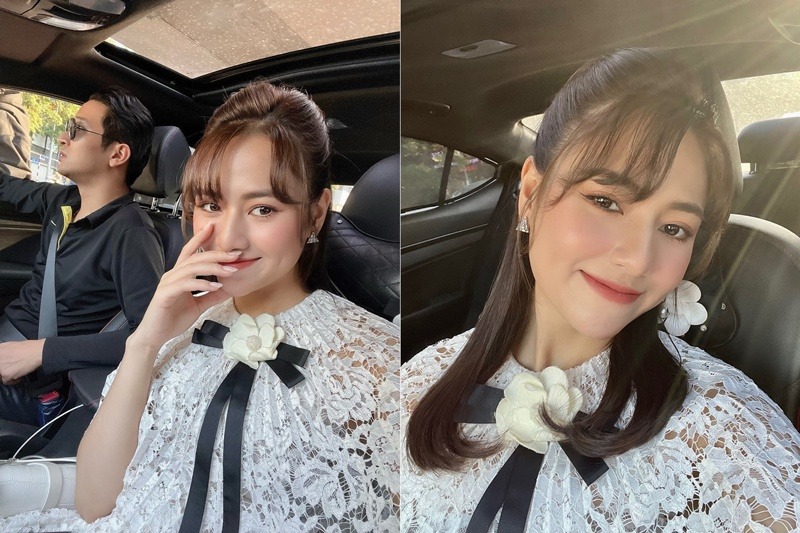 Nói thêm về nửa kia, Việt Hoa không giấu được sự tự hào. Cô hãnh diện kể rằng Trọng Trí đang làm hậu phương đắc lực cho bạn gái, ngày nào anh cũng đưa đón cô đi làm đều đặn dù có quay xa tới đâu.