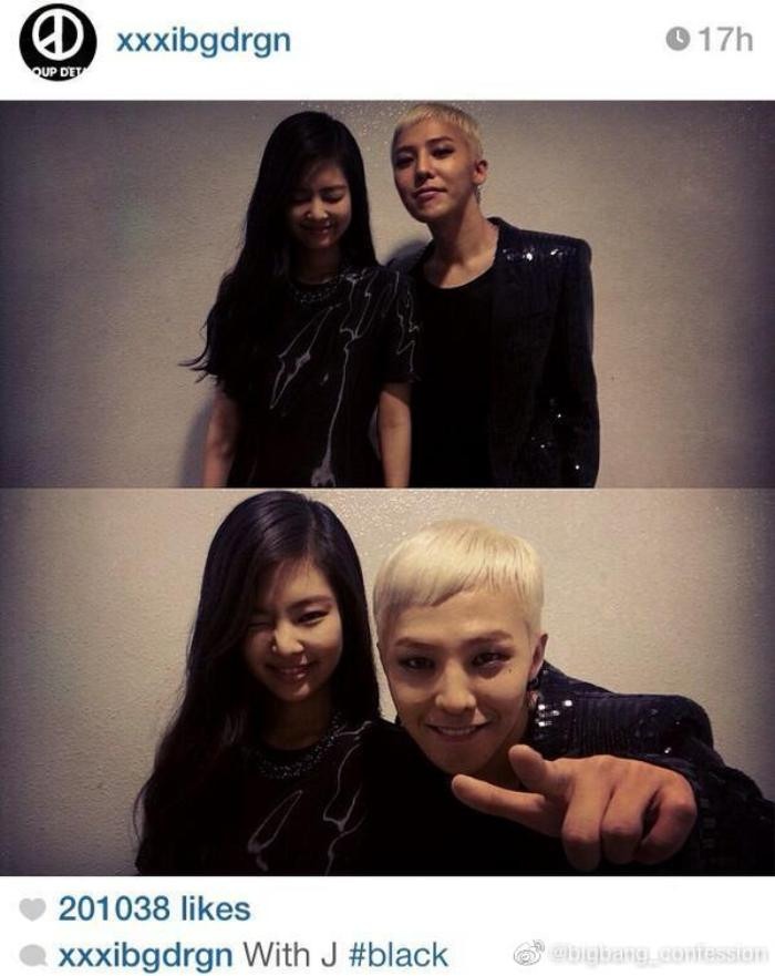 G-Dragon trước đó luôn hết mực yêu thương, quan tâm dành cho Jennie với tư cách là tiền bối, đàn anh trong nghề (Ảnh: Bigbang Confession)