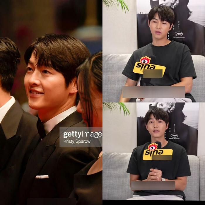 Song Joong Ki xuất hiện trong một buổi trò chuyện với truyền thông Trung Quốc. (Ảnh: Sạp báo Hoa Ngữ)
