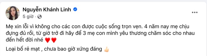 Bài đăng mới đây của bà xã Bùi Tiến Dũng khiến netizen xôn xao.