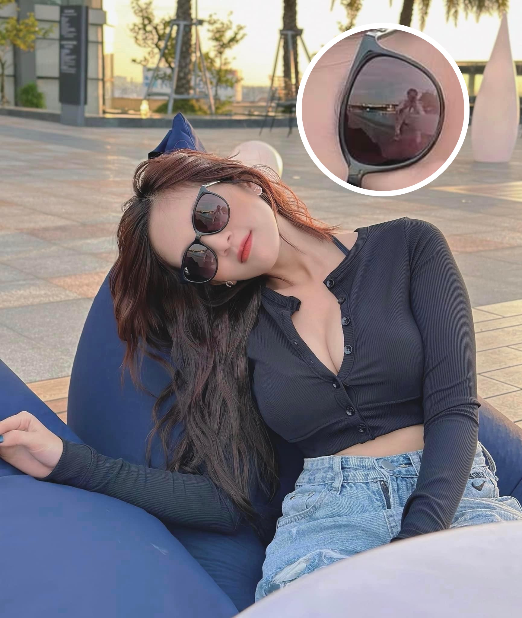 Bóng dáng người đàn ông chụp ảnh cho Ngọc Huyền khiến nhiều người liên tưởng đến Đình Tú