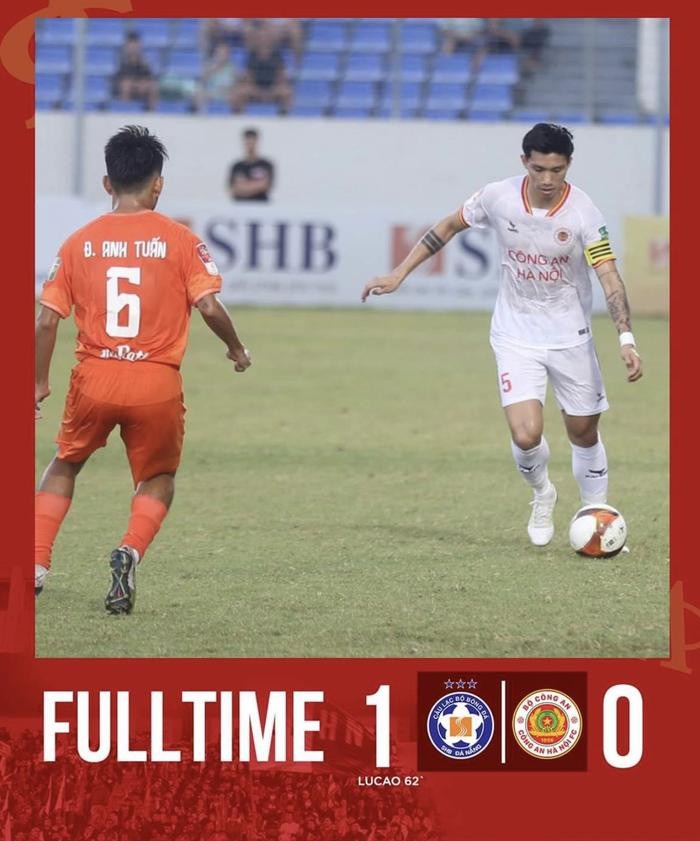 CLB CAHN thua Đà Nẵng 0-1 trong ngày Filip Nguyễn và Quang Hải ra mắt. Ảnh: CLB CAHN