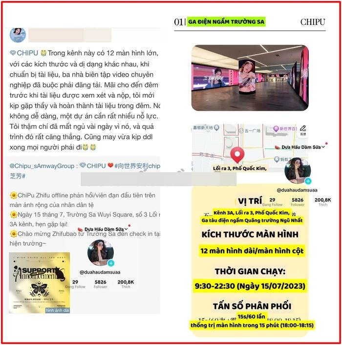 Hình ảnh Chi Pu sẽ tràn ngập tại ga tàu điện ngầm - nơi sẽ diễn ra chung kết Đạp Gió 2023