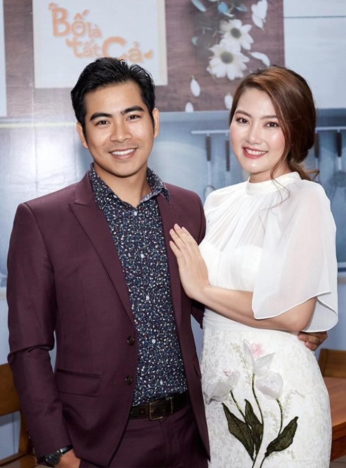 Diễn viên Ngọc Lan và chồng cũ - diễn viên Thanh Bình.