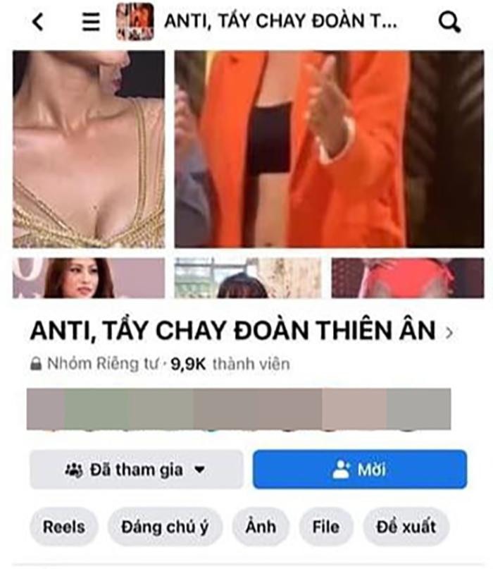 Nhóm anti-fan Đoàn Thiên Ân thời điểm đầu năm 2023.