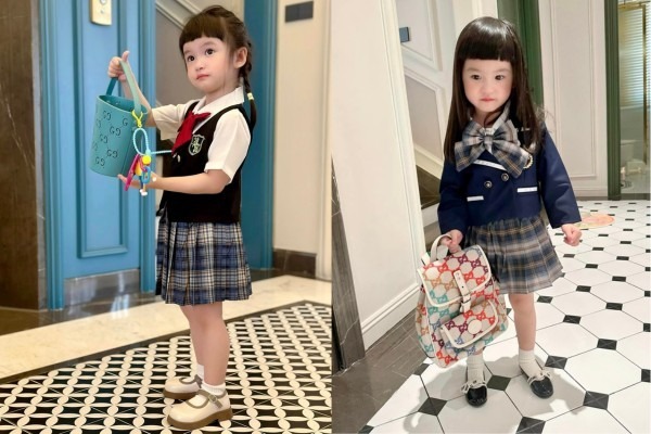 Trước đó, ái nữ cũng đã được bố mẹ 