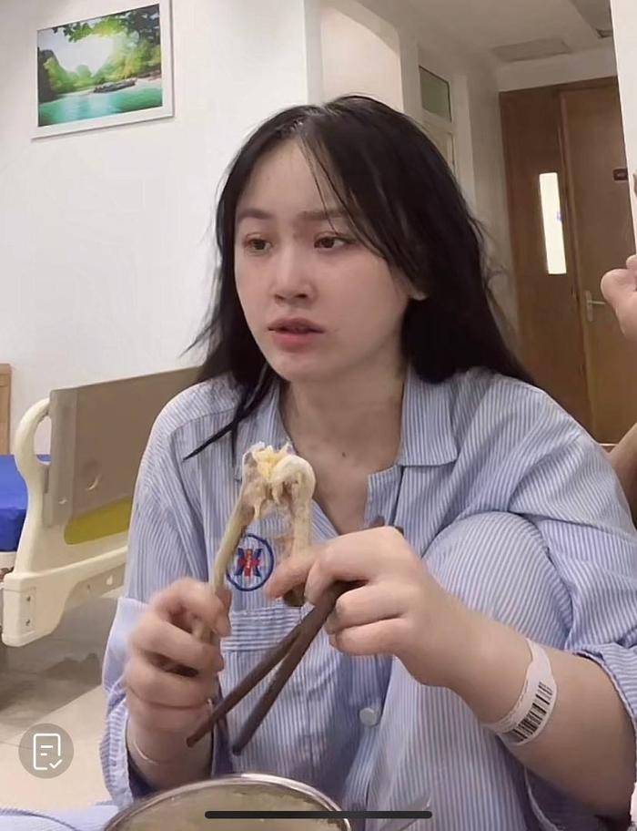 Min Min nhập viện vì ngộ độc khí cười