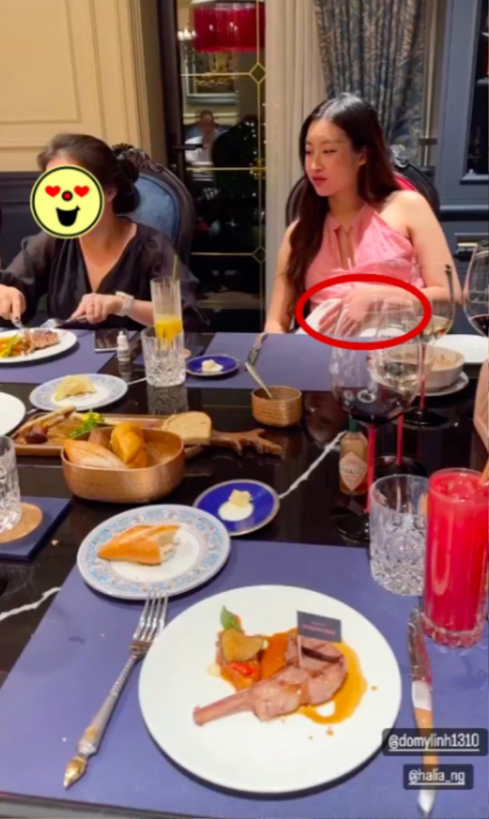 Hình ảnh của Hoa hậu Đỗ Mỹ Linh được bạn bè đăng tải cách đây 2 tháng trước khi cô hạ sinh con gái đầu lòng cho ông xã thiếu gia.