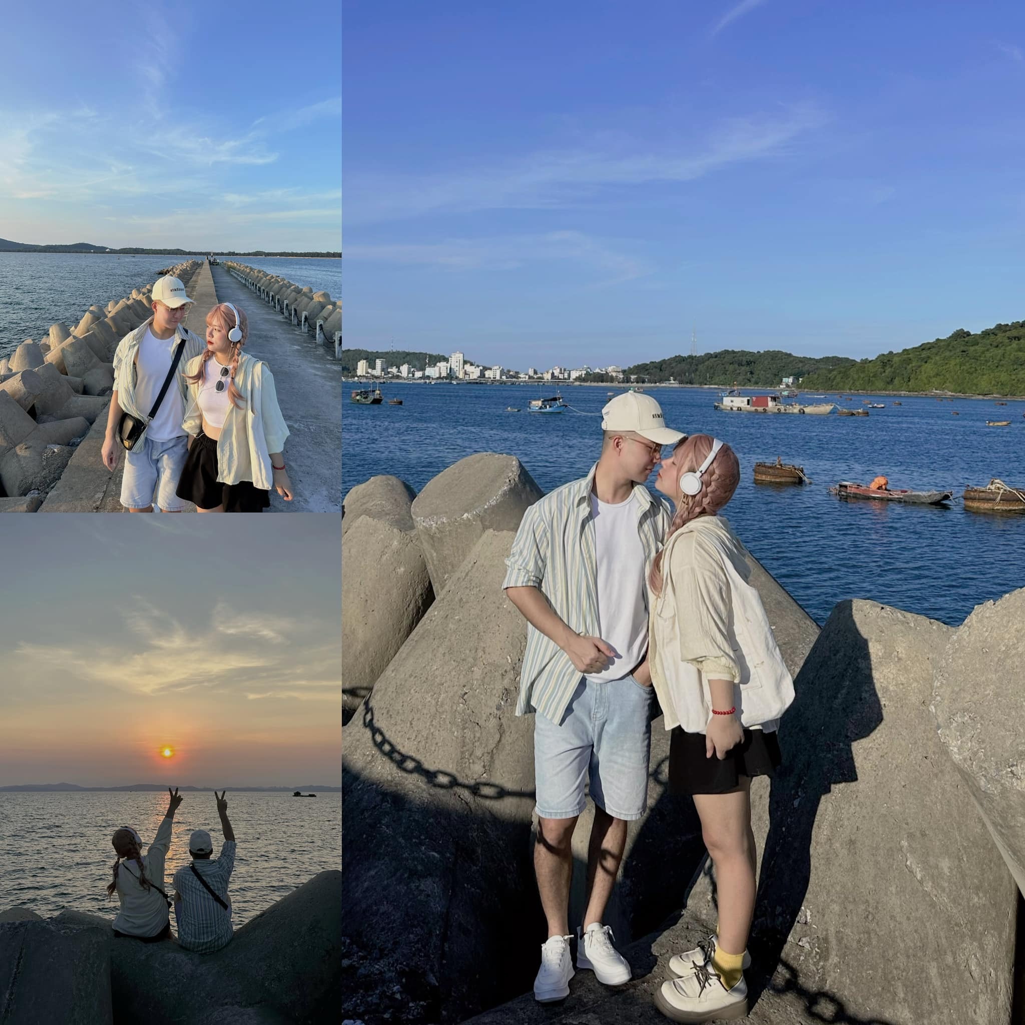 Check-in ở Âu cảng.