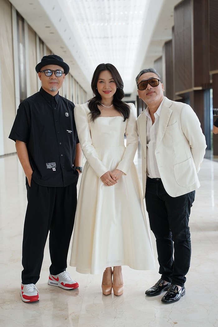 Hình ảnh trẻ trung của 3 vị ban giám khảo Vietnam Idol 2023: Nhạc sĩ Huy Tuấn, ca sĩ Mỹ Tâm, đạo diễn Quang Dũng.