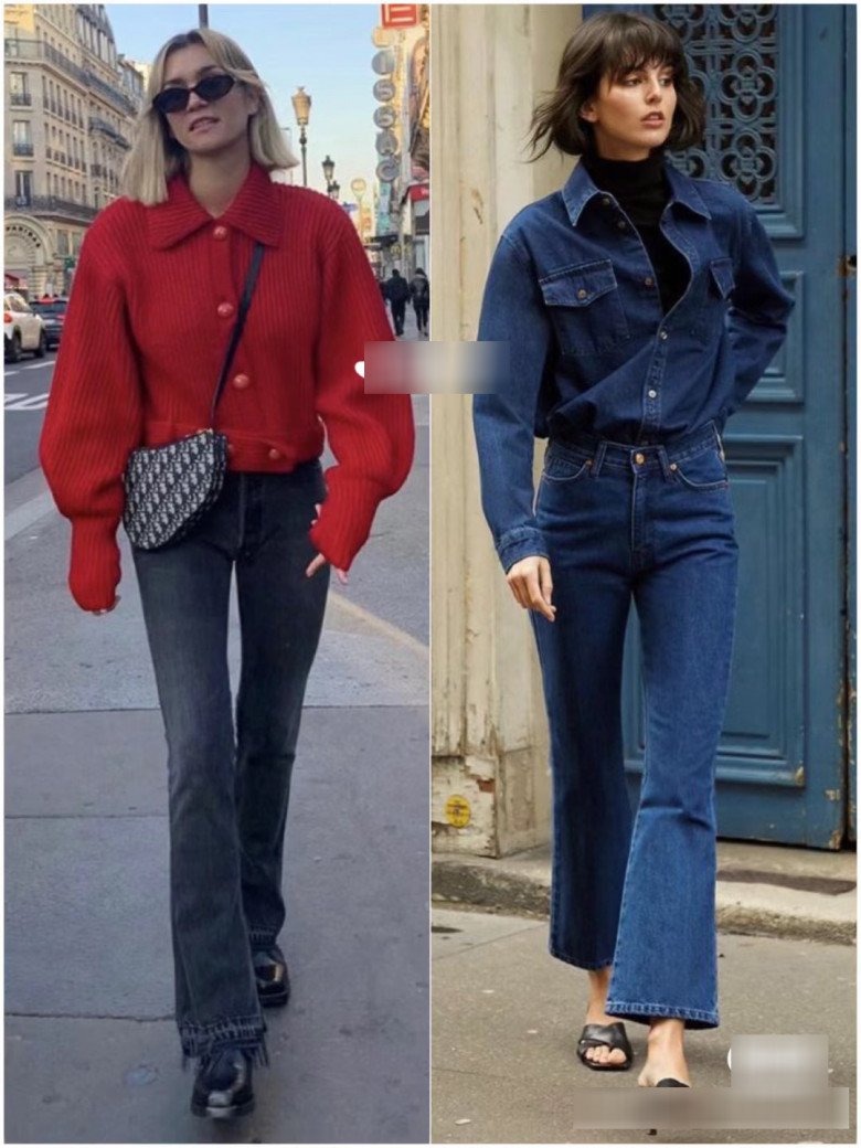 ​​​​​Quần jean ống loe trở nên khá thịnh hành vào những năm 1970, đến năm 2024, quần ống loe dường như đã quay lại thời đỉnh cao khi được lăng xê bởi nhiều ngôi sao và tín đồ thời trang.