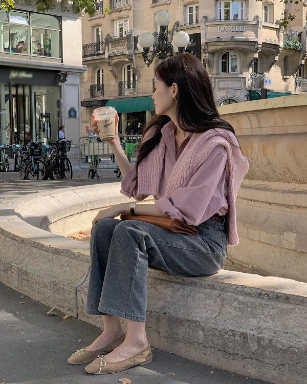 Đây là công thức phối đồ phù hợp với các nàng theo đuổi gu ăn mặc năng động, trẻ trung.