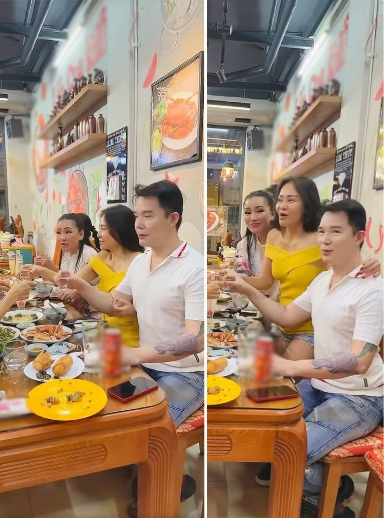 Khoảnh khắc 2 nghệ sĩ 