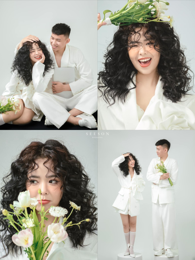 Bộ ảnh vô cùng dễ thương của cặp đôi nhận được rất nhiều lời khen ngợi của người thân, bạn bè, đặc biệt là hội cầu thủ 