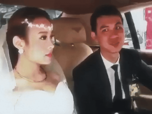 Khoảnh khắc hạnh phúc của Huyền Baby và doanh nhân Quang Huy.