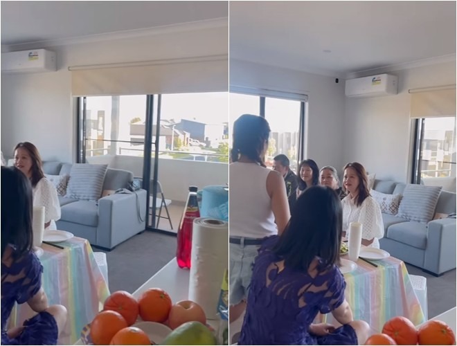 Dù được Cát Tường khen ngợi hết lời, nhưng Ốc Thanh Vân vẫn tỏ ra khiêm tốn, cho rằng nhà mình rất bình thường.