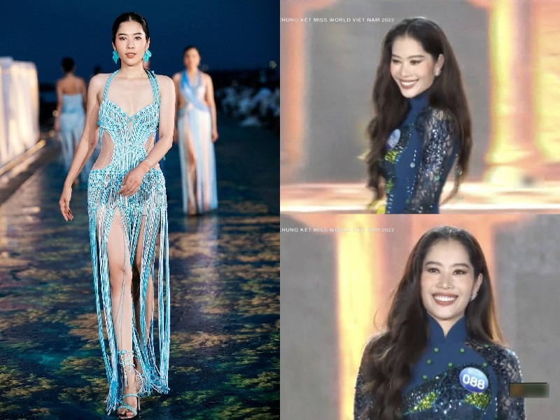 Năm 2022, Nam Em đăng ký dự thi Miss World Vietnam sau khi giảm cân thành công. Trở lại đấu trường nhan sắc, người đẹp khoe thân hình thon thả. Tuy nhiên, nàng hoa khôi Tiền Giang lộ rõ đường nét gương mặt thay đổi vì can thiệp dao kéo.