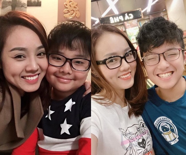 Ngọc Hà có mối quan hệ thân thiết với các con riêng của chồng.