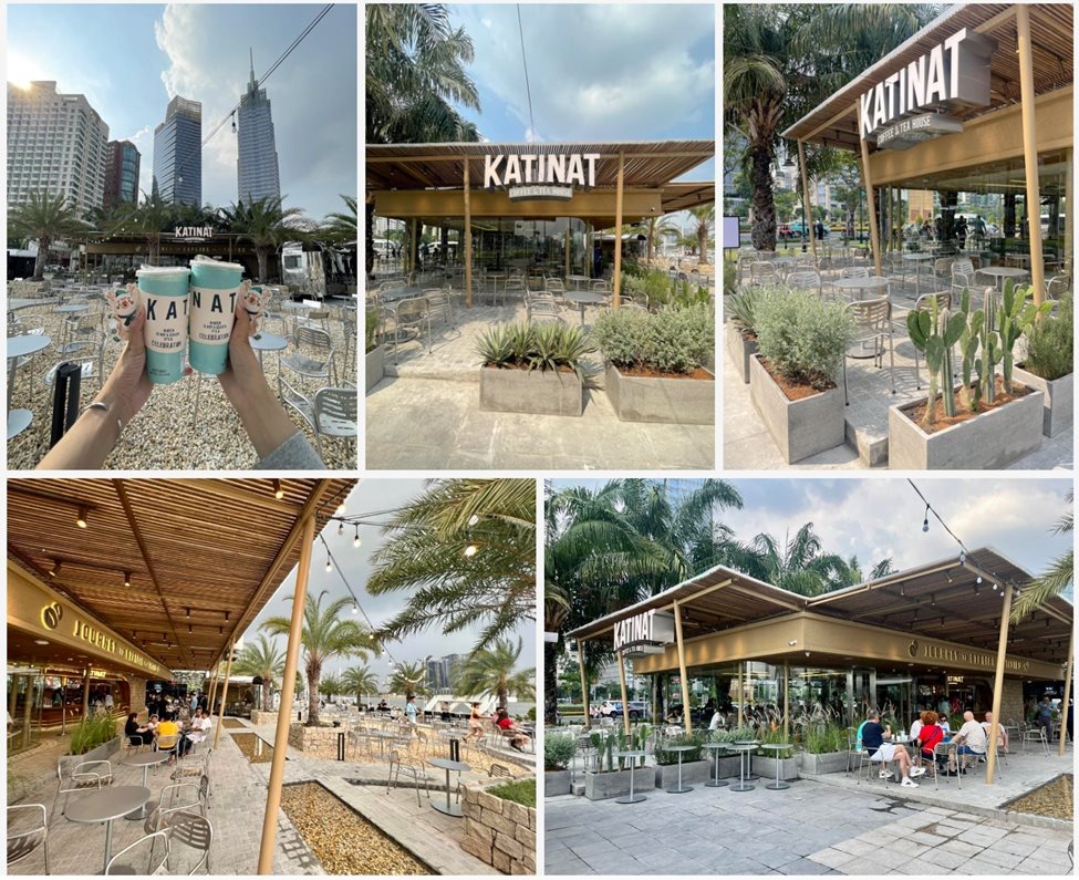 Ảnh: Chi nhánh Katinat trên Bến Bạch Đằng giữa trung tâm Sài Gòn, nơi có thể ngắm bắn pháo hoa mùa lễ.