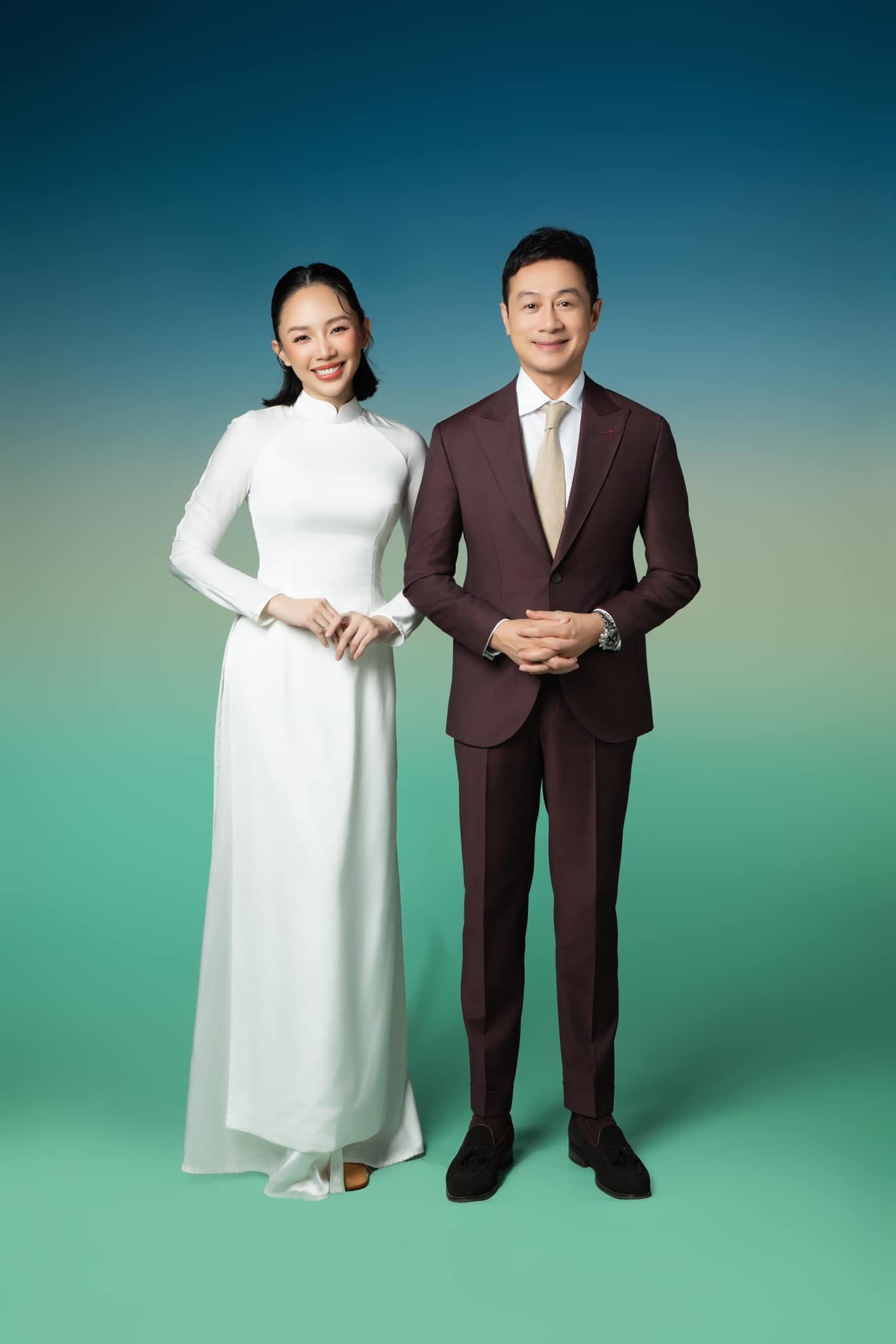 …và hình ảnh hiện tại nhan sắc cả hai càng thăng hạng, đặc biệt MC Anh Tuấn gây sốc với diện mạo bảnh bao trẻ trung ở tuổi 5x