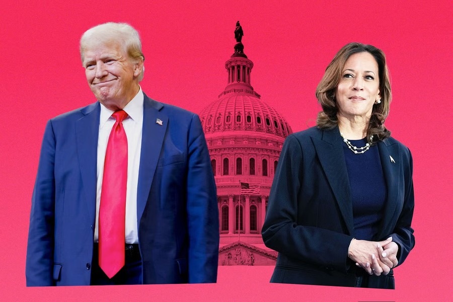 Phó Tổng thống Mỹ Kamala Harris, ứng cử viên của Đảng Dân chủ, đang hy vọng phá vỡ rào cản vô hình gần 250 năm qua để trở thành nữ Tổng thống Mỹ đầu tiên. Trong khi đó, cựu Tổng thống Mỹ Donald Trump, người đã thua cuộc trước ông Joe Biden trong cuộc bầu cử năm 2020, đang tìm cách trở lại Nhà Trắng sau 1 nhiệm kỳ Tổng thống Mỹ (2017-2021)