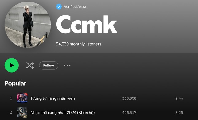 Loạt bản nhạc chế được phát hành công khai ở mọi nền tảng.