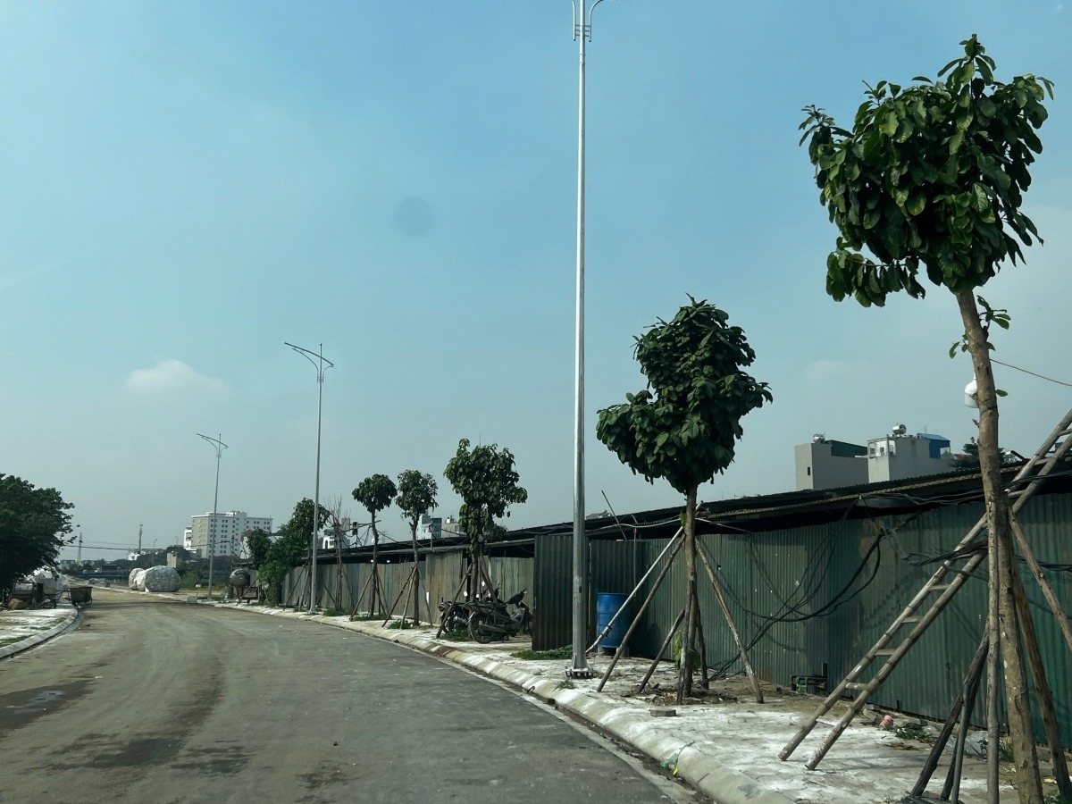 Chợ hình thành từ năm 2010, số lượng tiểu thương ngày một đông nên chợ dần phát triển nhiều hạng mục vi phạm lấn chiếm nằm trên hành lang bảo vệ công trình kênh tiêu thoát nước La Khê phục vụ trạm bơm Yên Nghĩa.