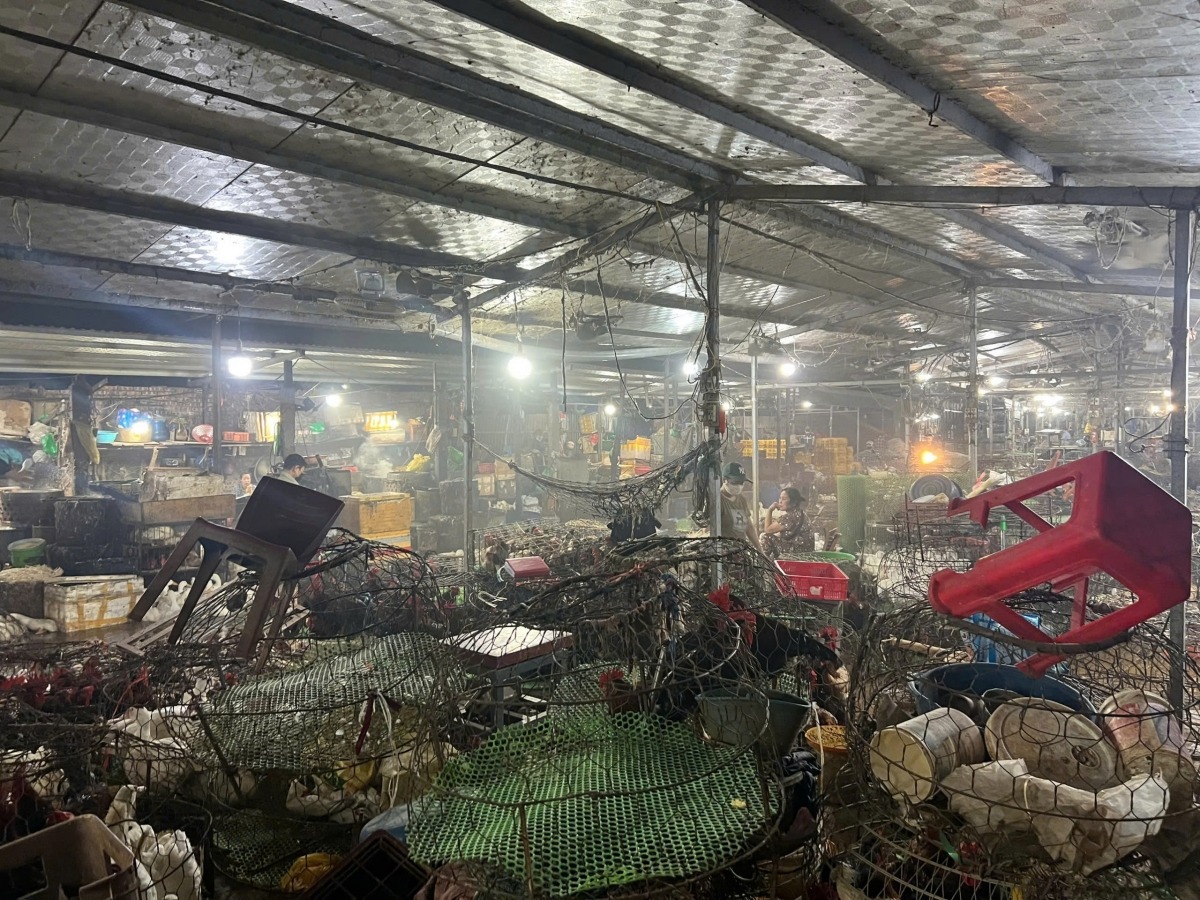 Theo cư dân sinh sống gần khu vực chợ do hoạt động về đêm nhiều xe ô tô chở hàng ra vào khiến việc nghỉ ngơi của cư dân bị ảnh hưởng nhiều từ đó ảnh hưởng đến chất lượng cuộc sống, đặc biệt môi trường của các hộ dân sống gần chợ cũng bị ảnh hưởng do các mặt hàng kinh doanh là gà, vịt, thủy sản bốc mùi tanh hôi khó chịu.