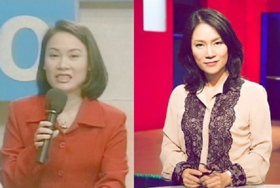 Nhà báo Tạ Bích Loan là người dẫn đầu tiên của Đường lên đỉnh Olympia. Ảnh: TL.